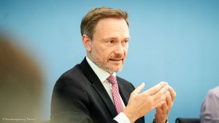 Christian Lindner in der Bundespressekonferenz