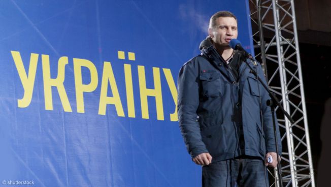 Vitali Klitschko auf dem Maidan