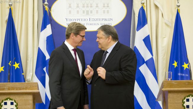 Westerwelle trifft griechischen Amtskollegen Venizelos