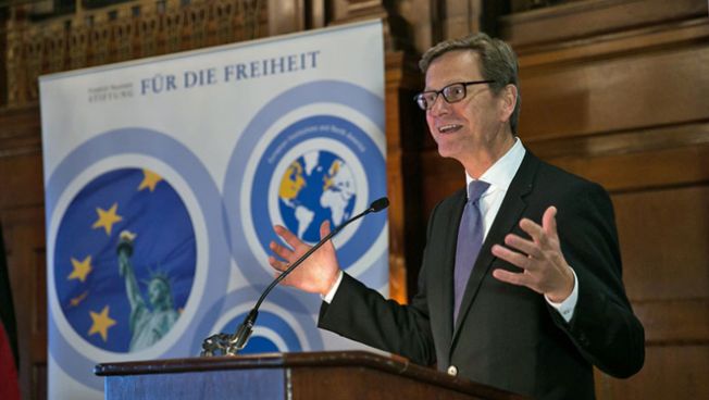 Außenminister a.D. Guido Westerwelle spricht in Washington, D.C. Bild: Freiheit.org