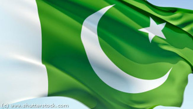 Pakistanische Fahne