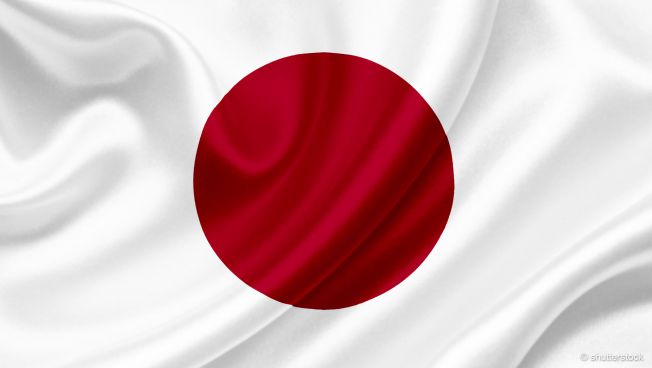 Japanische Fahne