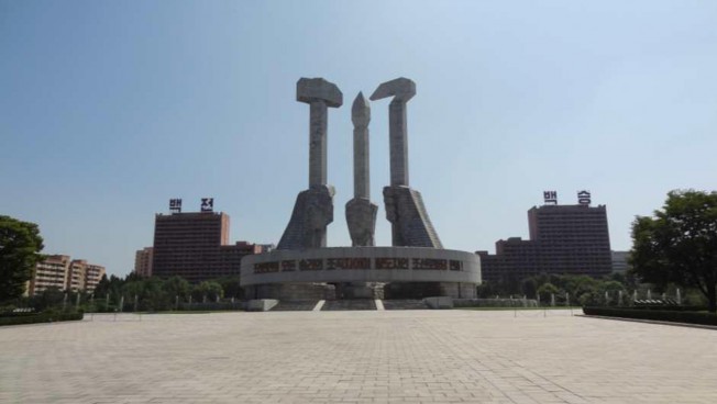 Das Monument zur Gründung der Partei der Arbeit Nordkoreas