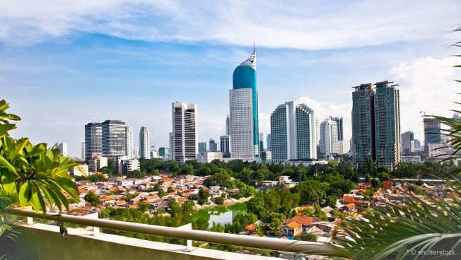 Jakarta, die Hauptstadt von Indonesien