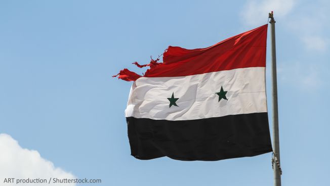 Syrische Fahne. Bild: Art Production | Shutterstock.com