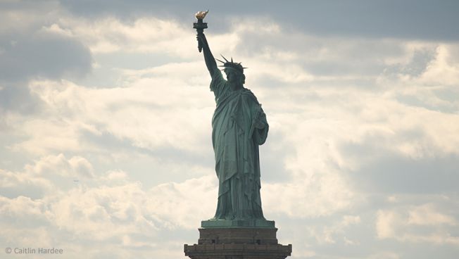 Die Freiheitsstatue in New York. Bild: Caitlin Hardee