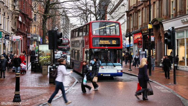 Bus, London, Großbritannien