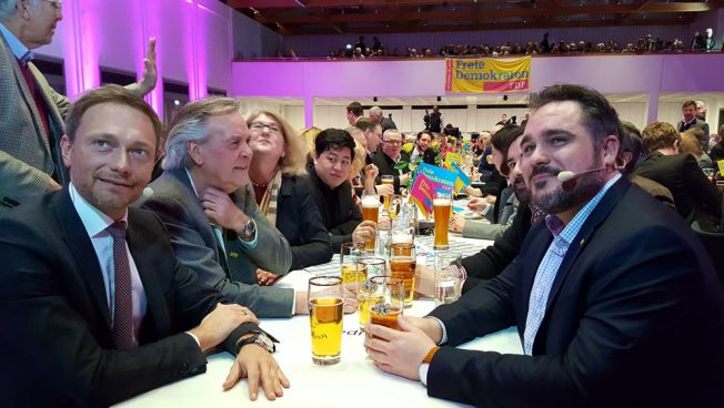 Christian Lindner beim Politischen Aschermittwoch der bayerischen Freien Demokraten. Bild: FDP Bayern
