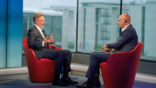 Christian Lindner im ARD-Sommerinterview