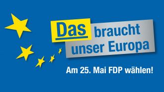 Grafik: Am 25. Mai FDP wählen