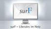surF-Logo: Jede Woche neu - surF - Liberales im Netz