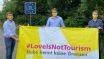 Moritz Körner, Heiner Garg, #loveisnottourism-Banner